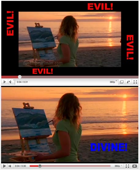 Post image for tutorial: transforming 29.97 letterboxed 4×3 edits into 23.98 native 16×9 projects