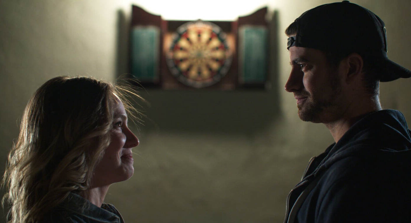 Frame grab from Long Walk Home with actors Alex Sgambati and Ryan Rottman