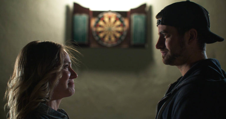 Frame grab from Long Walk Home with actors Alex Sgambati and Ryan Rottman