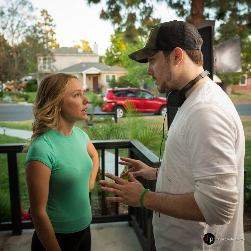 Behind the scenes of Long Walk Home actress Alex Sgambati takes direction from Jarod Einsohn