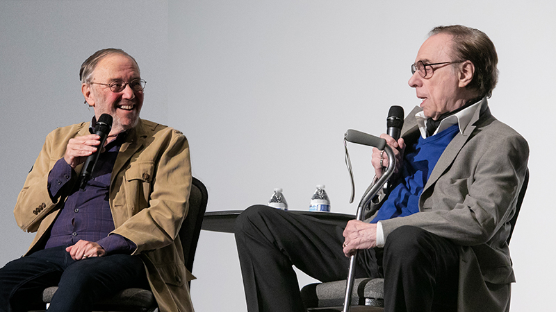 Director Peter Bogdanovich speaks with DGA moderator Chuck Workman about The Great Buster documentary