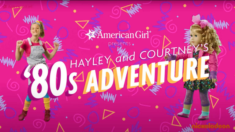 American Girl 80s Adventure Title Card
