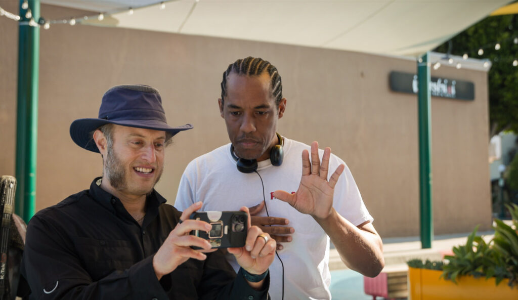 Behind the scenes from Børn commercial of shot planning with the Artemis app