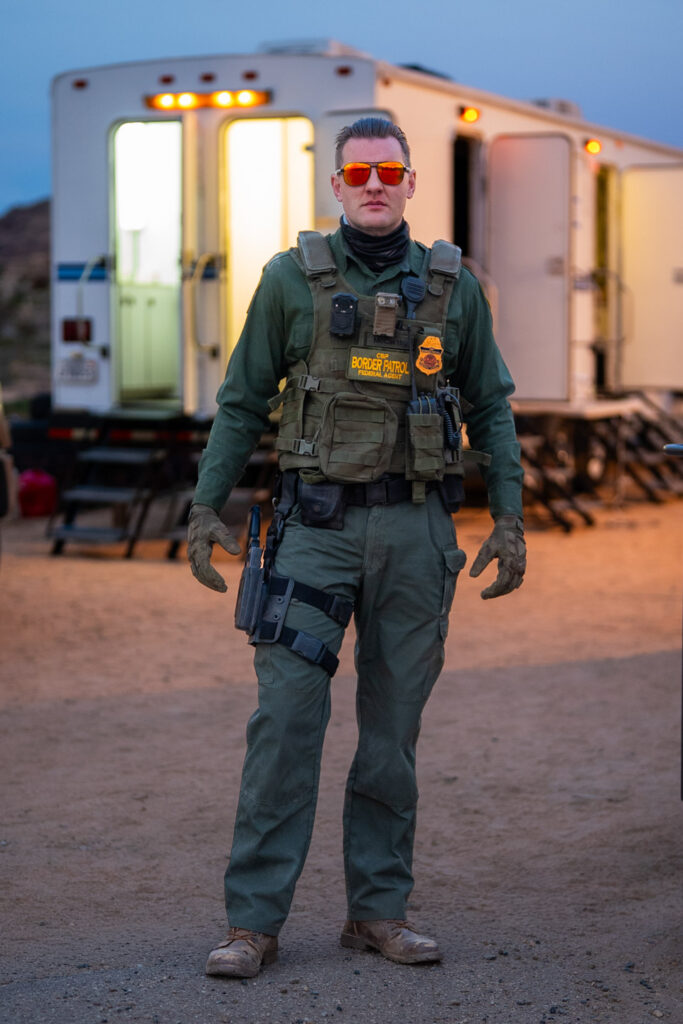 Scotch Hopkins on the set of Illegal Aliens